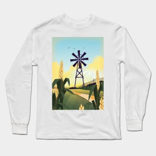 Rural Farmyard Long Sleeve T-Shirt